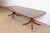 Baker Furniture Style Georgian Banded Mahogany Double Pedestal Extension Dining Table, Newly Refinished For Sale - Image 12 of 12