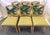 Boho Chic Vintage McGuire Style Rattan Wrapped Dining Chairs With Banana Leaf Back Detail- Set of 6 For Sale - Image 3 of 18
