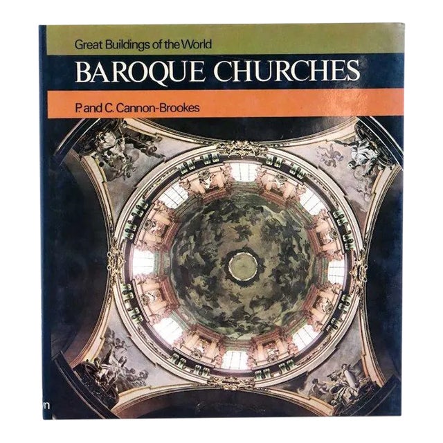1960s Great Buildings of the World, Baroque Churches by P. & C. Cannon-Brookes Book For Sale