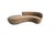 Camel Rh Copenhagen Right Arm Asymmetrical Sofa – Camel Performance Velvet | Open Box For Sale - Image 8 of 11
