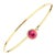 Syna Yellow Gold Rubellite Diamond Bracelet For Sale