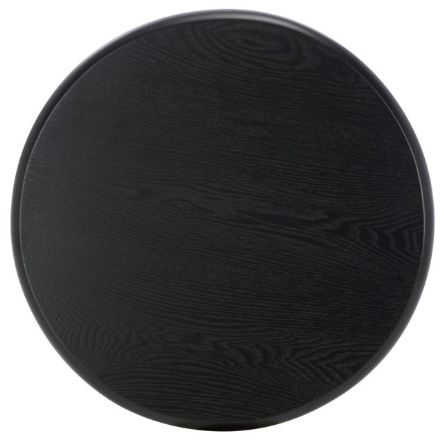 Monka Round End Table in Black For Sale In Philadelphia - Image 6 of 7