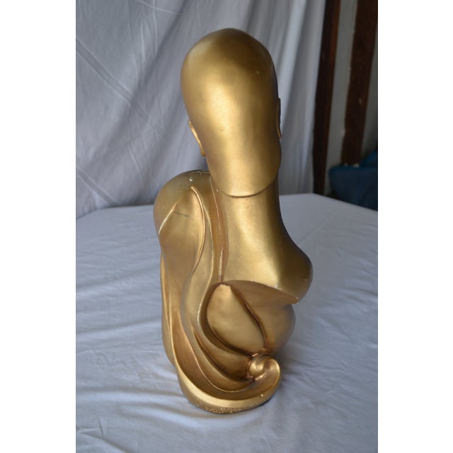 1960's Gold Embraced Man & Woman Sculpture Chairish
