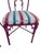 2 Vintage Chinese Chippendale Regency Side Chairs Dining Aluminum Faux Bamboo For Sale - Image 9 of 12