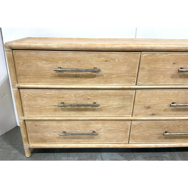 Hooker Furniture Hooker Modern Pole Rattan Retreat Dresser For Sale - Image 4 of 11