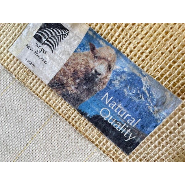 Meda Rug in Hand-Tufted Wool from Tisca, France, 1980s For Sale - Image 6 of 9