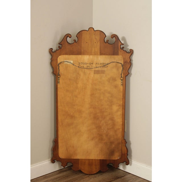 Henredon Chippendale Style Carved Mahogany 'Aston Court' Mirror For Sale - Image 12 of 12