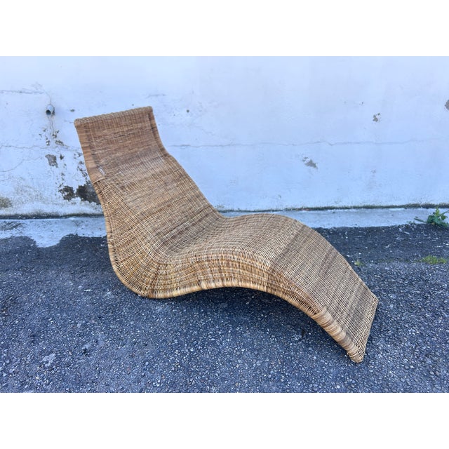 Wicker Chaise Lounge by Carl Öjerstam for Ikea, 1990s For Sale - Image 16 of 16