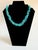 American Vintage Southwest Turquoise Beaded Necklace With Indian Nickel Clasp For Sale - Image 3 of 7