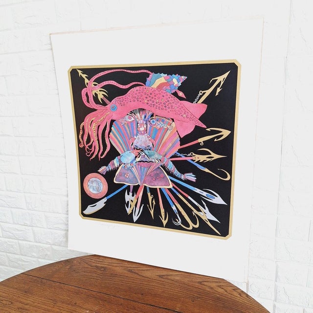 Peter v Reichet, Portrait, Color Lithograph, 1990 For Sale - Image 4 of 18