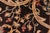 Art Nouveau 1990's Pak-Persian Black/Green Wool Rug - 6'1'' X 9'3'' For Sale - Image 4 of 9