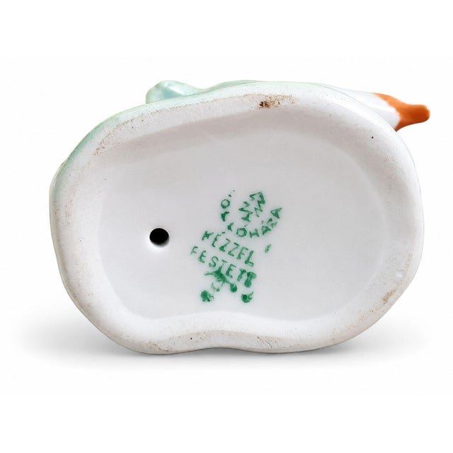 Vintage Porcelain Seagull Bird from Hollohaza, 1970s For Sale - Image 6 of 7