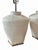 Contemporary White Ralph Lauren Ceramic Woven Rope Texture Lamps With Chrome Finials - a Pair For Sale - Image 11 of 12