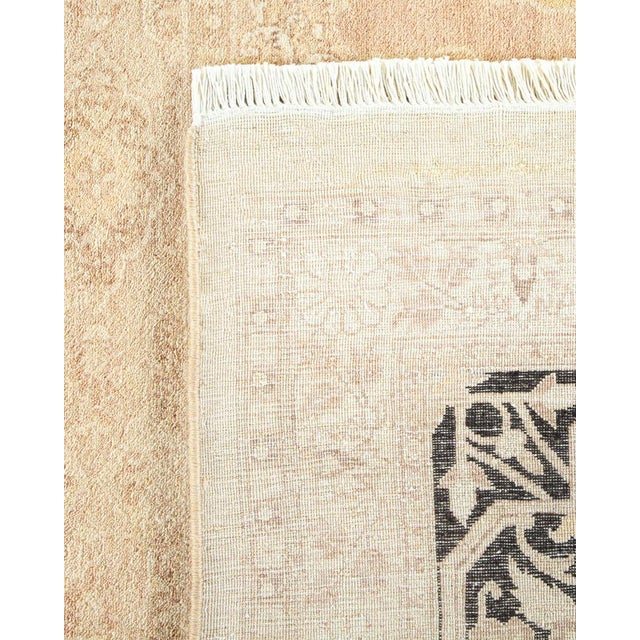 2010s Mogul Collection Hand-Knotted Area Rug - Ivory 9' 3" x 11' 10" For Sale - Image 5 of 9