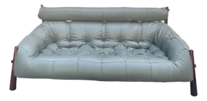 1970s Percival Lafer Mp-81 Leather Sofa