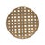 Bring natural charm and functional style to your space with this Large Round Bamboo Decorative Tray. Crafted from durable...