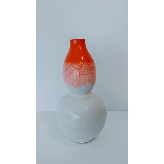 1960s 1990s Modern Ceramic Vase For Sale - Image 5 of 5