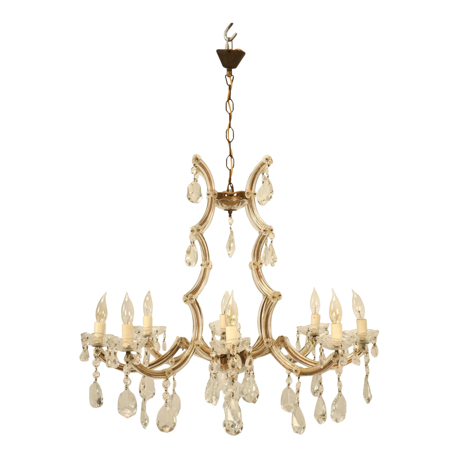 Circa 1930s Baroque Style Spanish Chandelier | Chairish