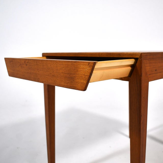 Wood Severin Hansen Side Table/ Nightstand by Haslev Mobelfabrik For Sale - Image 7 of 10