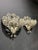 Glass 1960's Beaded Crystals White Sconces - a Pair For Sale - Image 7 of 9