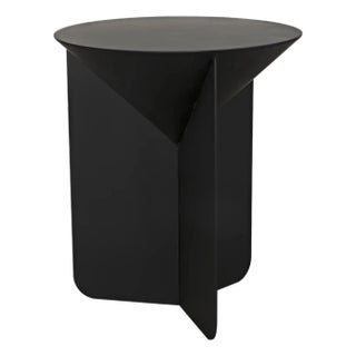 NOIR Lora Side Table, Black Iron For Sale