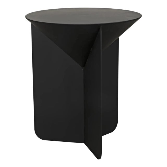 NOIR Lora Side Table, Black Iron For Sale