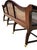 Early 19th Century Authenticated Antique Federal Mahogany Caned Settee Sofa, Circa 1800–1815 – Serpentine Back, Reeded Scroll Arms & Original Brass Casters For Sale - Image 5 of 18
