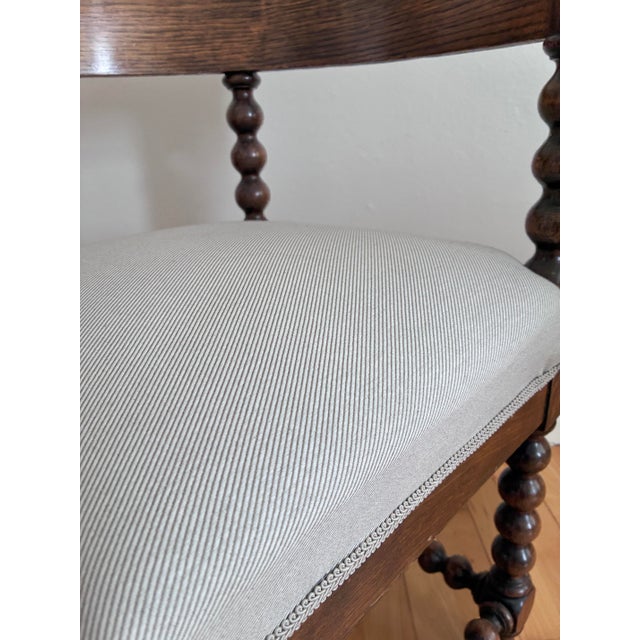 Pair of Antique Edwardian Bobbin Corner Chairs, English 1900 For Sale - Image 11 of 18