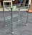 Metal “1980s Modernist Chrome Tubular Glass Serving Cart or Bar Trolley For Sale - Image 7 of 11