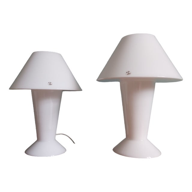 Mushroom Lamps from Peill & Putzler, Set of 2 For Sale
