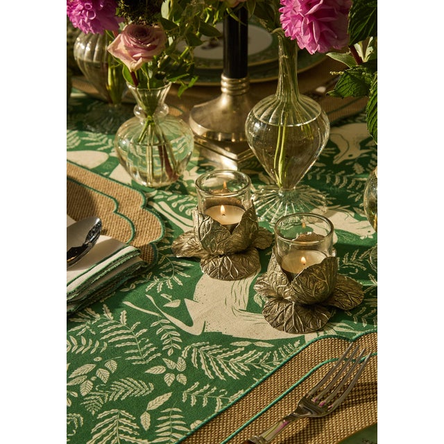 Our glass and pewter Cabbage Tealight Holder cradles your candle when lit and serves as a lovely decoration when not in...