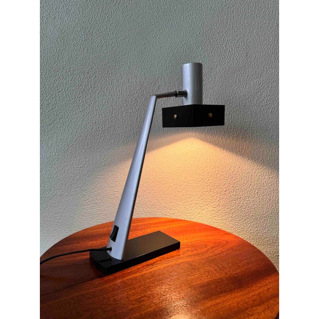 Madrid Model Geisha Gray Version Table Lamp by Luis Pérez De La Oliva for Fase, 1967 For Sale - Image 12 of 18