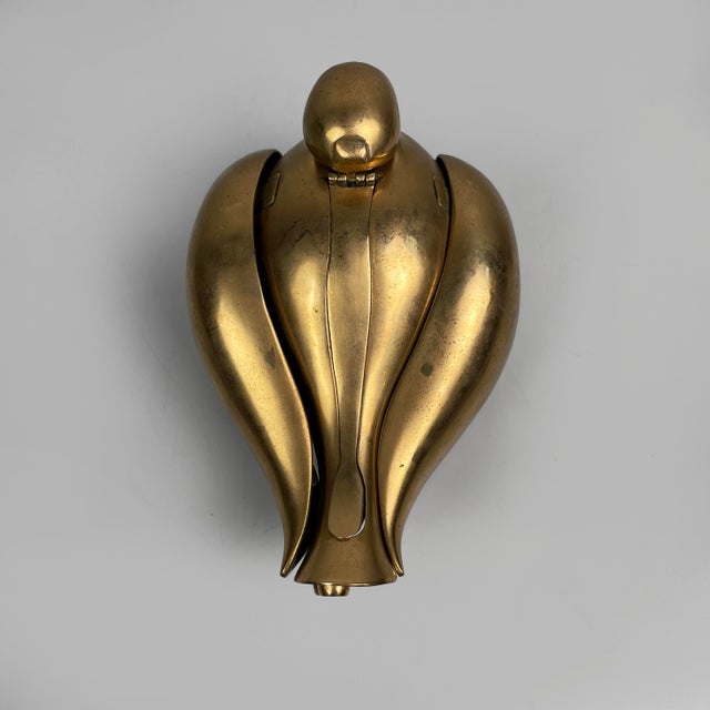 Metal Miguel Berrocal, Spanish Paloma Jet Teapot and Cup Sculpture, 1976, Bronze For Sale - Image 7 of 18