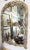 Hollywood Regency Rare Large Cattail Circa 1960s Italian Hand Carved Wood Mirror, Hollywood Regency For Sale - Image 3 of 8