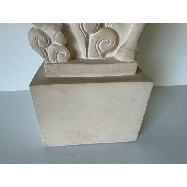 Vintage Chinese Ceramic - Plaster Horse Sculpture For Sale - Image 10 of 12