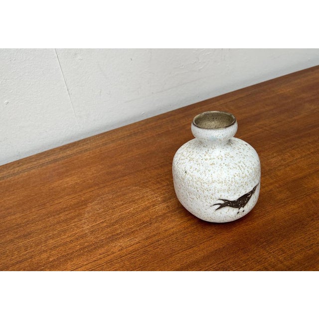 Mid-Century German Studio Pottery Vase by Karl Jüttner for Saalfeld, 1960s For Sale - Image 16 of 17