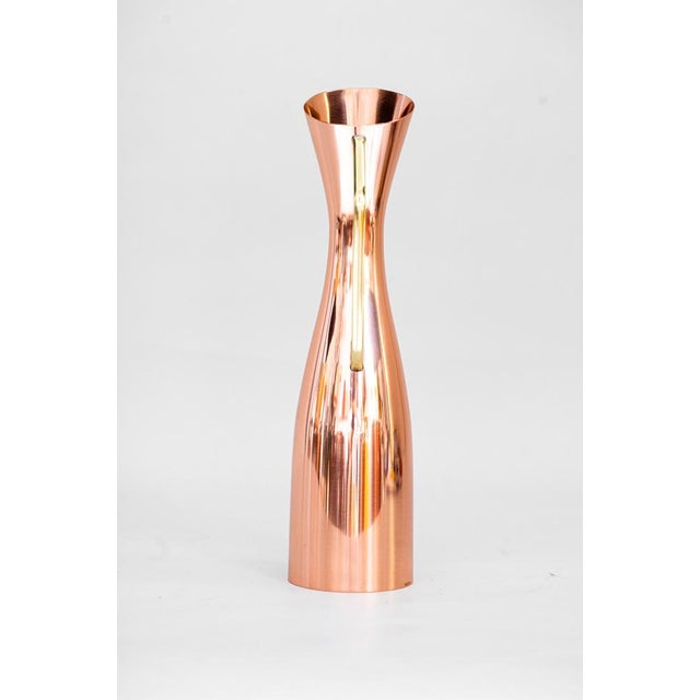 Mid-Century Modern Copper Flower Vase, Vienna, 1950s For Sale - Image 3 of 7