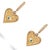 Guardian Heart Evil Eye Gold Vermeil Earrings, A Pair For Sale In Miami - Image 6 of 7