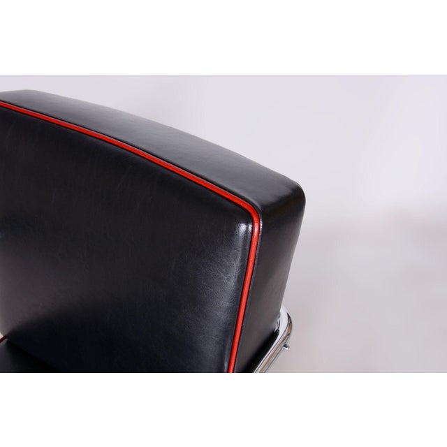 Bauhaus FN21 Armchairs in Leather by Mücke-Melder for Up Závody, Czech, 1930s, Set of 2 For Sale - Image 4 of 17