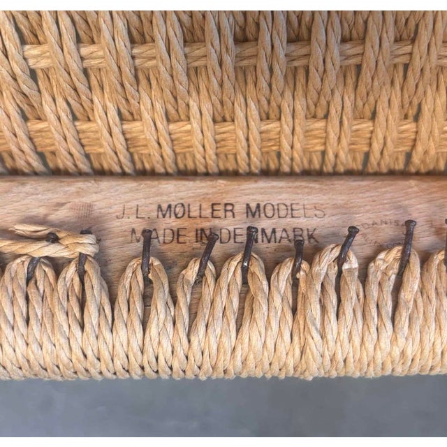 Brown MCM Authentic Moller Model 404 Chair For Sale - Image 8 of 9