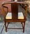 Mid 20th Century Michael Taylor for Baker Asian Inspired Horseshoe Back Single Chair For Sale - Image 9 of 12
