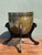 Late 20th Century Vintage Hammered Brass Drum Table For Sale - Image 5 of 18