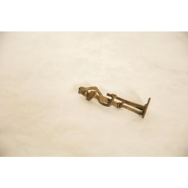 :: Vintage handmade African Bronze Tribe Member. Circa mid 20th century and possibly older, this piece has such incredible...