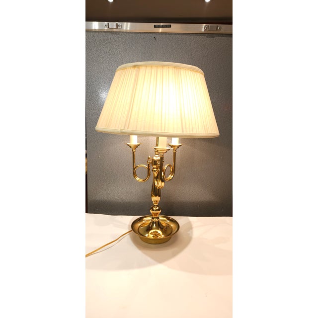 Vintage French Louis XVI Style Bouillotte Lamp For Sale - Image 6 of 8