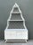 Vintage White Rattan Pagoda Etagere For Sale - Image 4 of 12