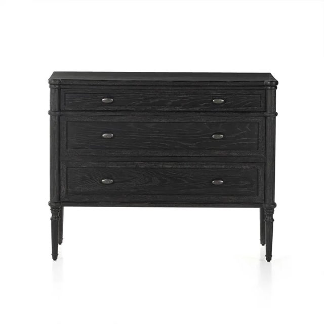 Wood Four Hands Toulouse Chest, Distressed Black For Sale - Image 7 of 12