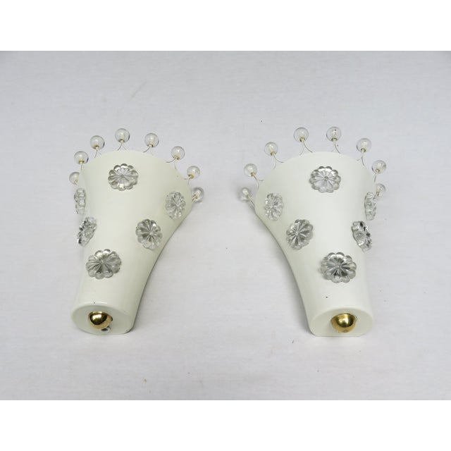Ceiling Light and Wall Lights from L. A. Riedinger Bronzewarenfabrik Gmbh, Augsburg, 1950s, Set of 3 For Sale - Image 12 of 18