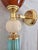 Blue 1990s Pair of Blue and Terracotta Murano Glass Sconces For Sale - Image 8 of 13