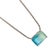 Metal Paraiba Tourmaline Diamond Chain Happy Necklace For Sale - Image 7 of 10