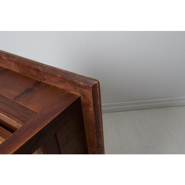 Small Swedish Folk Art Country Table For Sale - Image 13 of 14